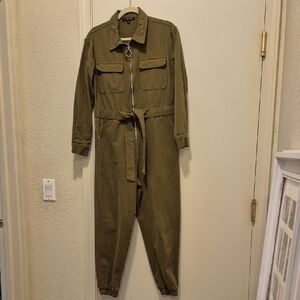 Olive Green Jumpsuit